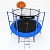 Батут с баскетбольным кольцом I-JUMP BASKET 6ft синий